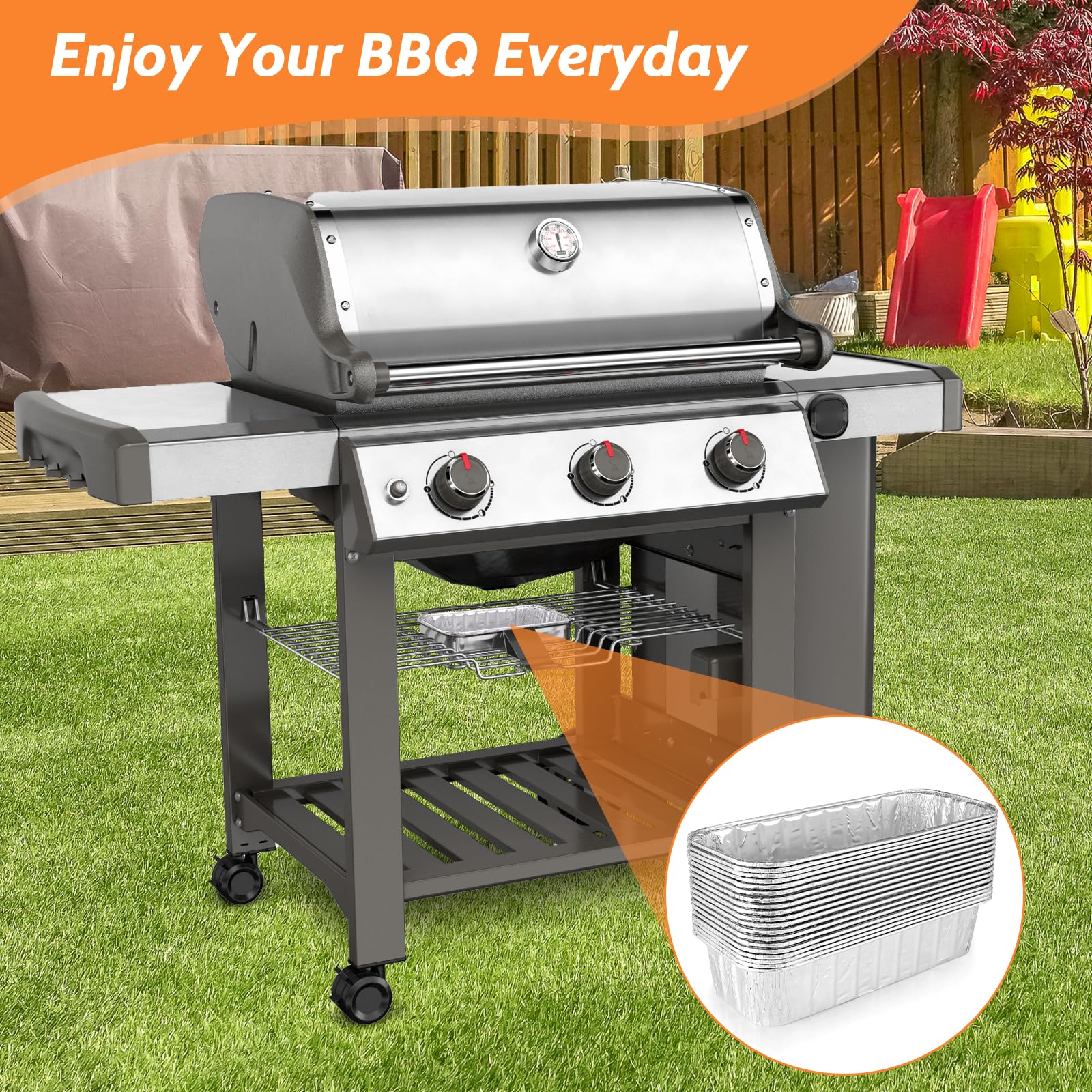 Whaleme stackable drip-pan liners save space during storage