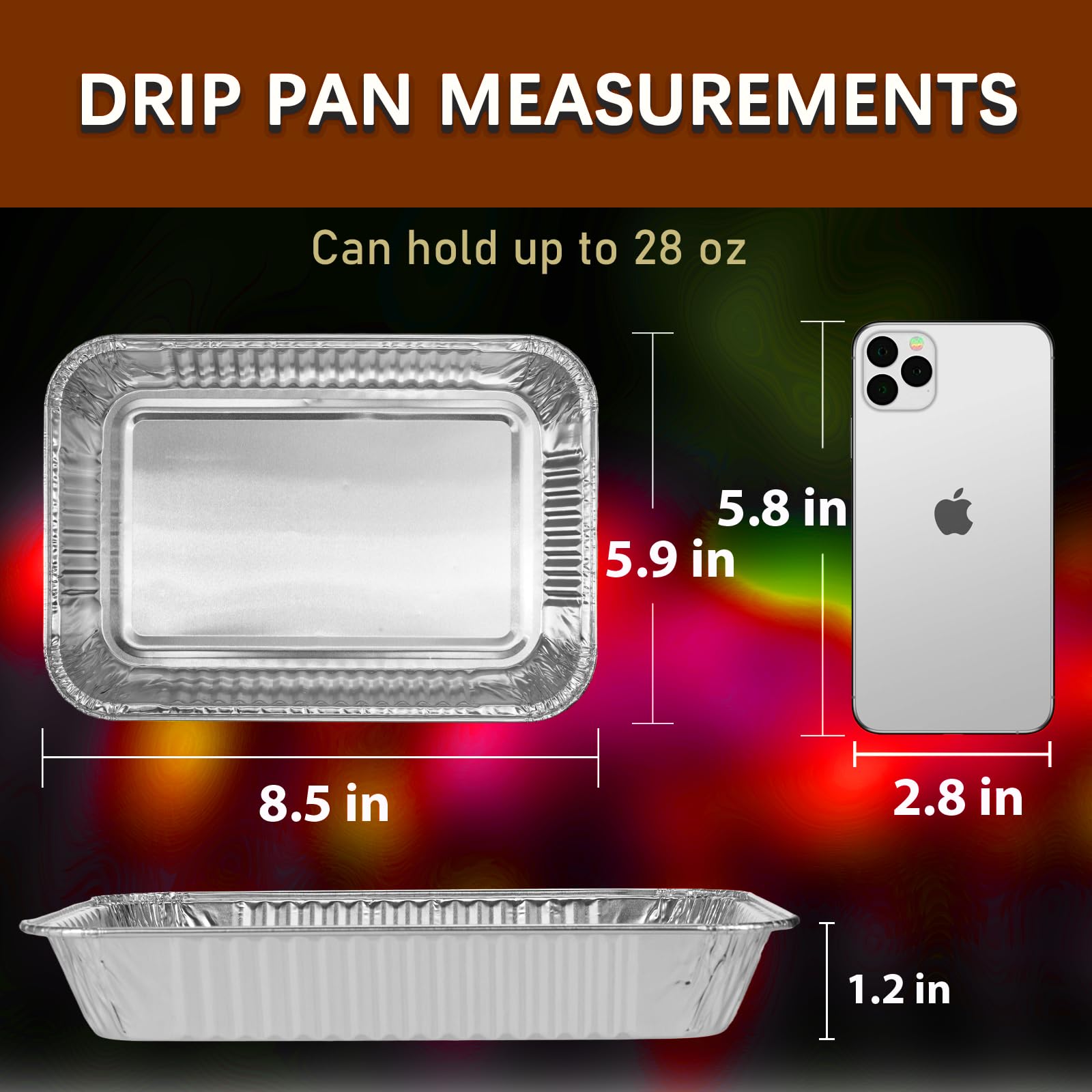 Whaleme stackable drip pan pans simplify storage and quick setup for outdoor cooking
