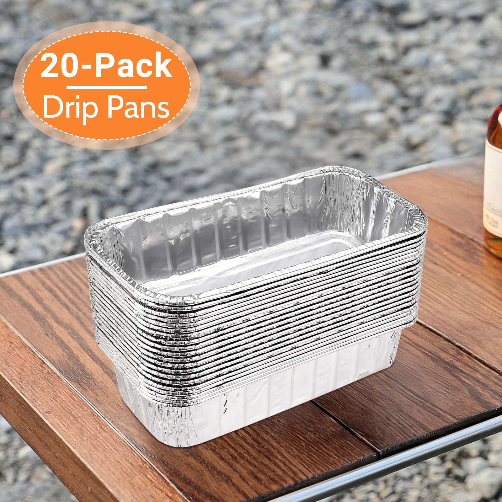 Whaleme universal-fit drip pan tray fits Weber and Genesis grills