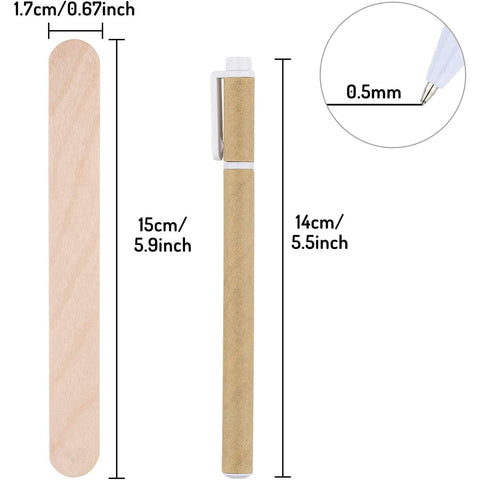 Whaline birch wood garden marker close-up shows natural material and eco-friendly labeling.
