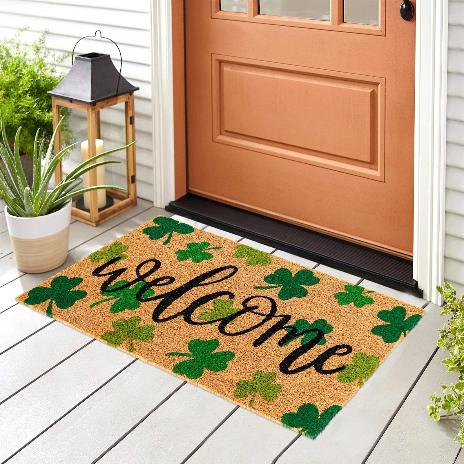 Whaline large 16.5 by 29 inch mat for wide entryways.