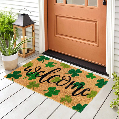 Whaline large 16.5 by 29 inch mat for wide entryways.