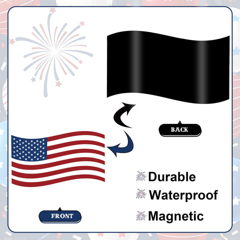 Whaline fireworks motif magnets create a celebratory atmosphere on refrigerators