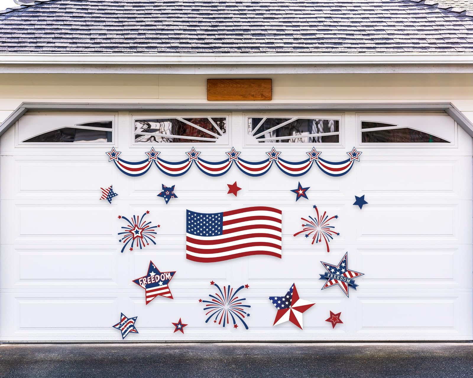 Whaline Independence Day magnets suit parties, graduations, and home festivities