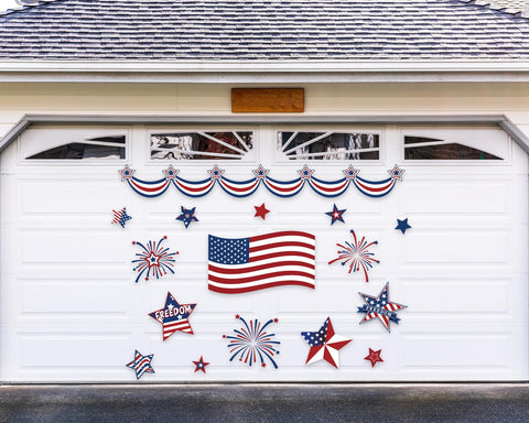 Whaline Independence Day magnets suit parties, graduations, and home festivities