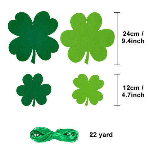 Whaline small shamrock multicolor hanging decor adds bright St. Patrick's vibe