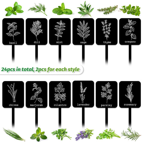 Whaline waterproof acrylic tags resist weather for outdoor or greenhouse use