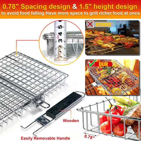 WHALERISE even-heat grid keeps foods evenly cooked without gaps