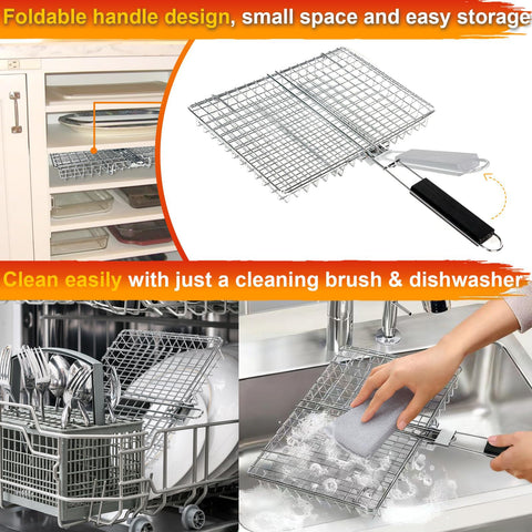 WHALERISE locking-latch ensures food stays in place during flipping