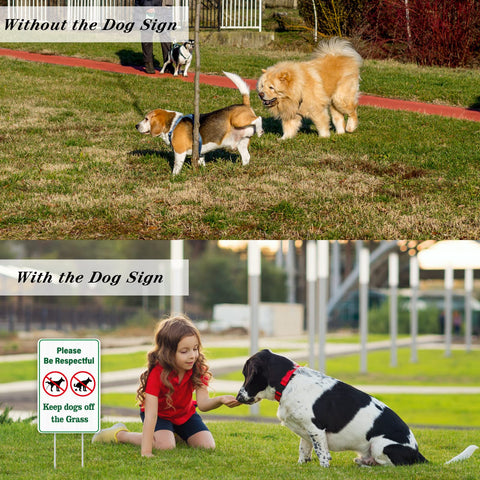 WhatSign lawn sign helps deter poop and pee while keeping spaces clean.