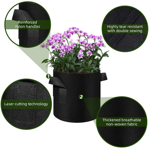 WHATWEARS breathable drainage promotes healthy roots by preventing waterlogging in any planting setup.