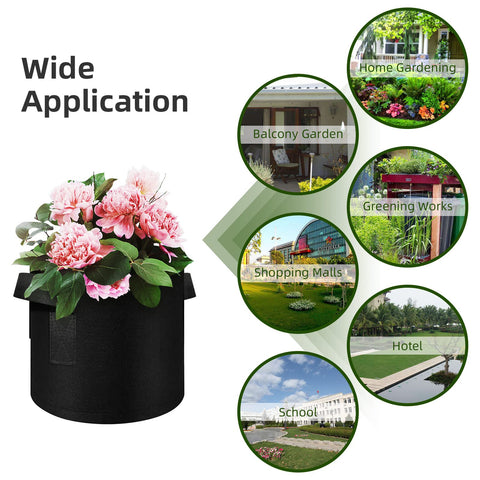 WHATWEARS reusable grow bags invite multi-season planting and simple storage when not in use.