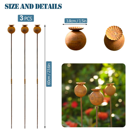 WHBIMGOOO no-assembly-required stakes quickly elevate curb appeal.