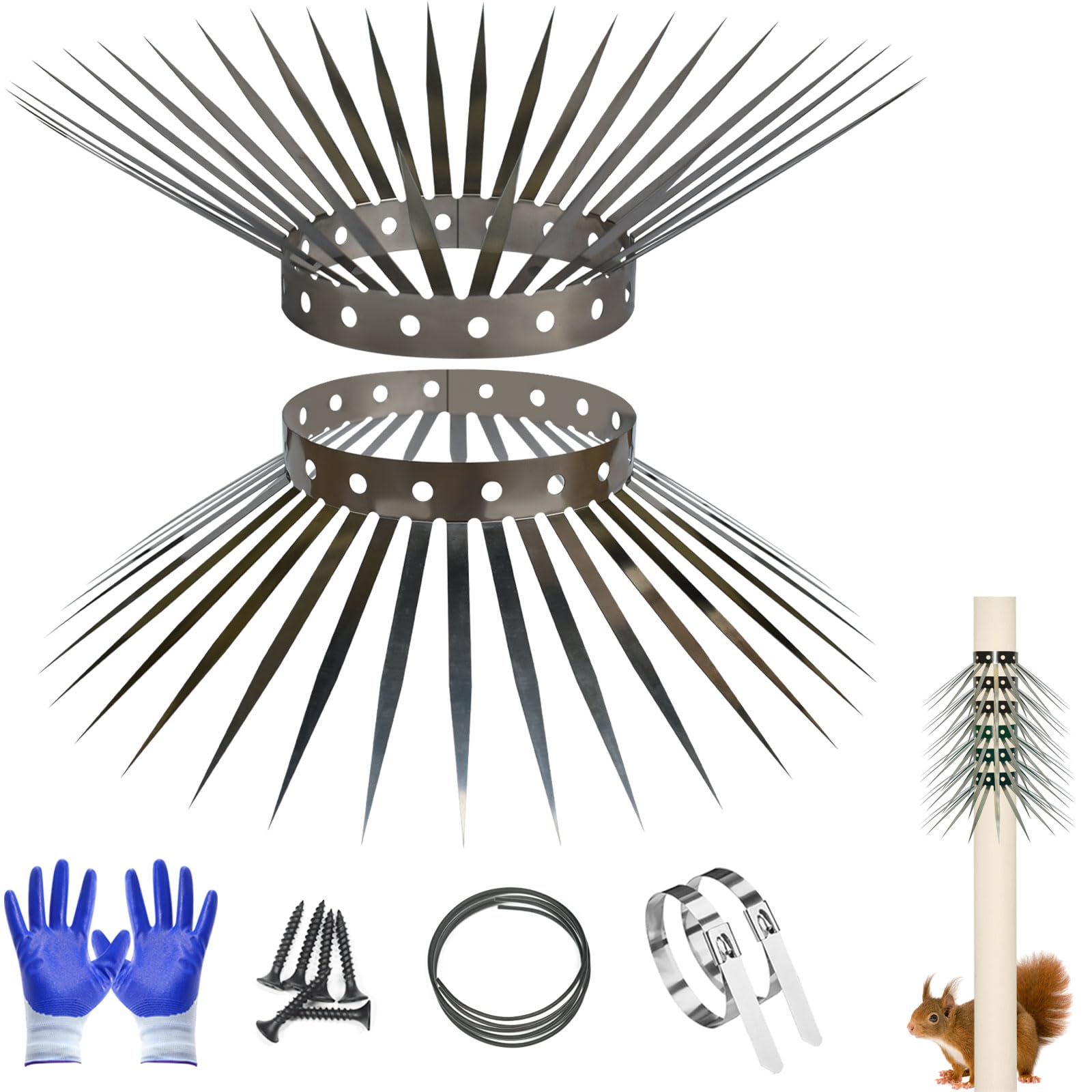 WHCDSTGJ installation kit for bird spikes enables easy mounting