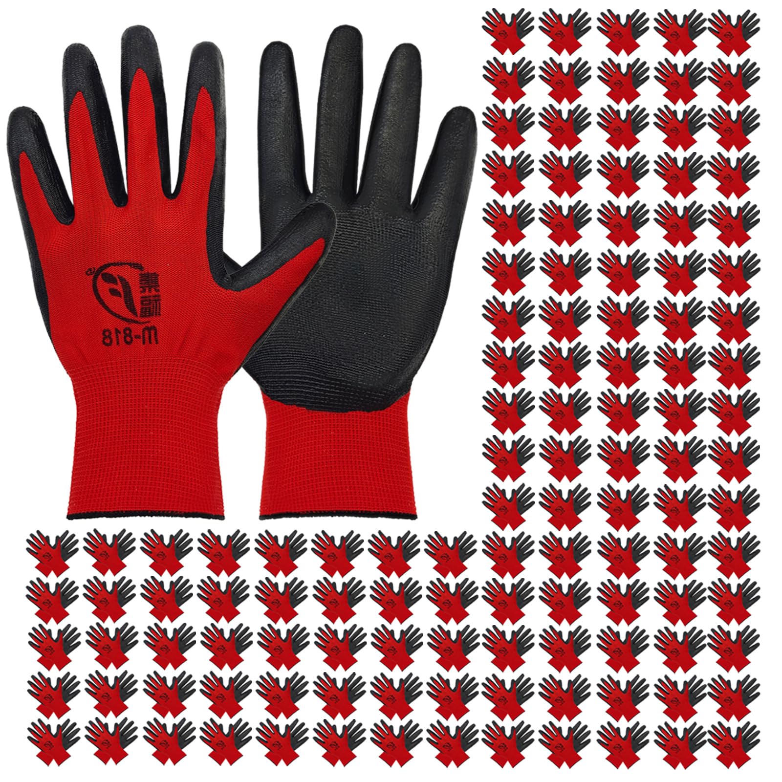 WHEATHUSK bulk gardening gloves 120 pairs pack for convenient outdoor tasks.