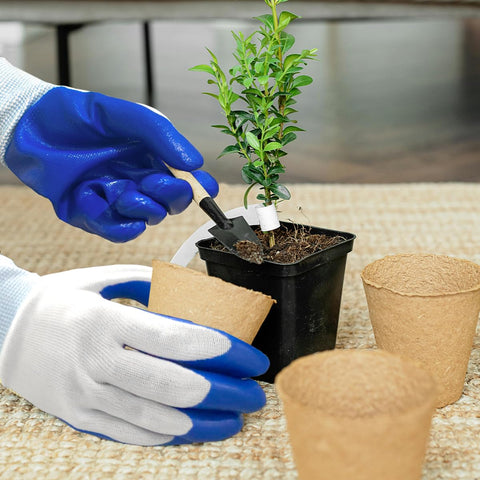 WHEATHUSK nylon-nitrile blend offers durability for repeated use.