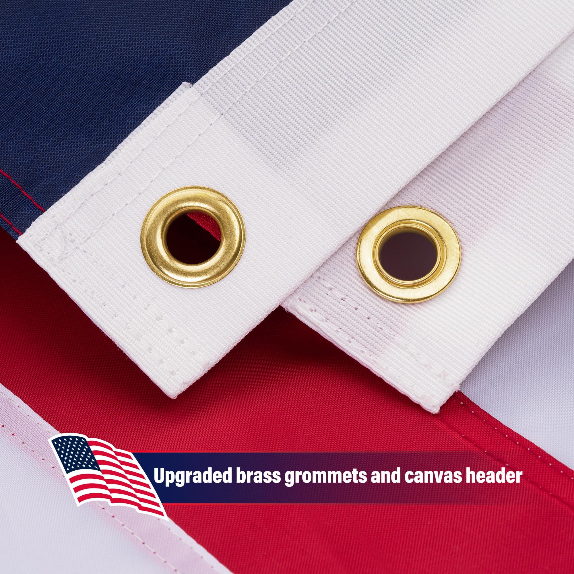 WHGJ American Flag embroidery highlights detailed star work and premium craftsmanship.