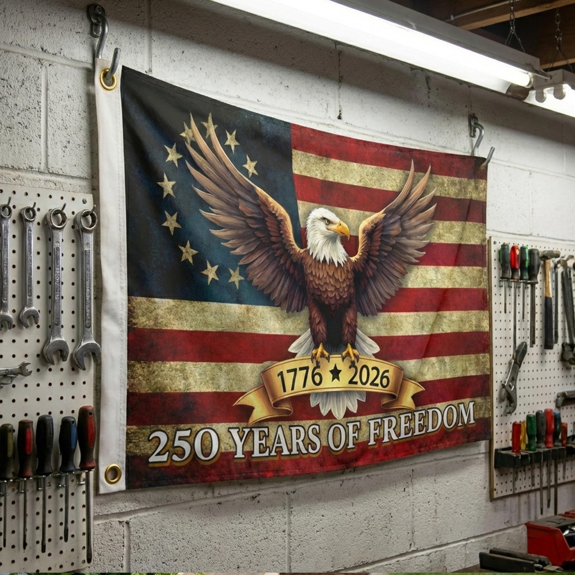 WHGJ indoor outdoor flag ideal for dorms porches and gardens.