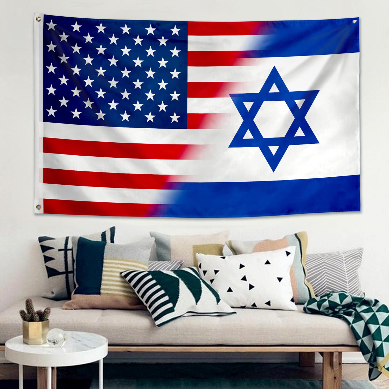 WHGJ polyester flag 100D material shows sharp colors and weather resistance.