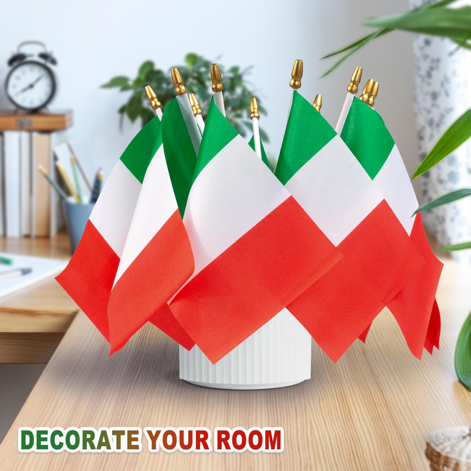 WHGJ wooden spear-top flag ensures safe handholding.