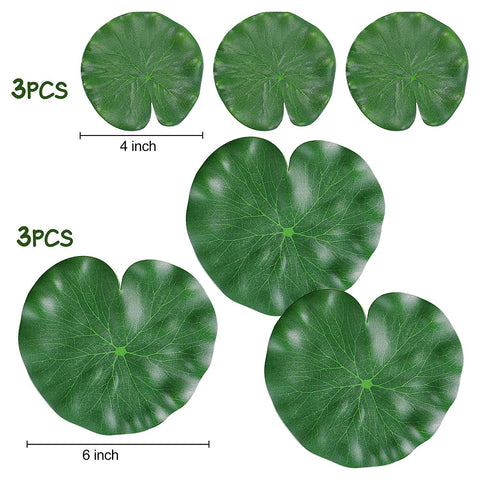 WhistenFla 6inch lily pad close-up highlighting lifelike details