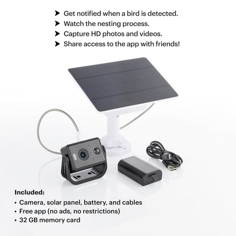 WHITEHORSE camera weatherproof casing protects against rain and wind outdoors