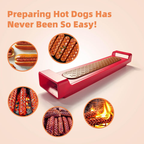 WhiteRhino hot dog scorer portable BBQ camping ready