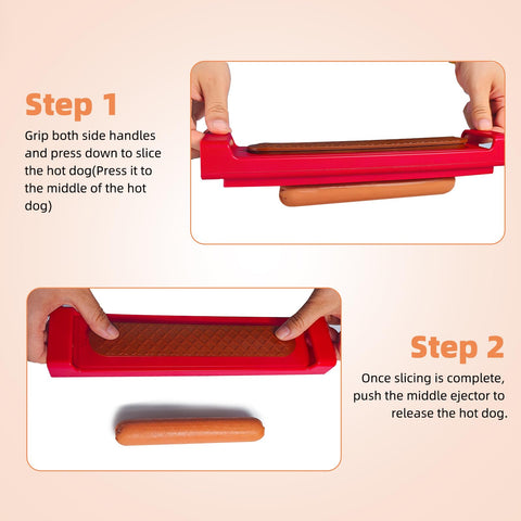 WhiteRhino hot dog scorer diamond-texture holds sauces and rubs