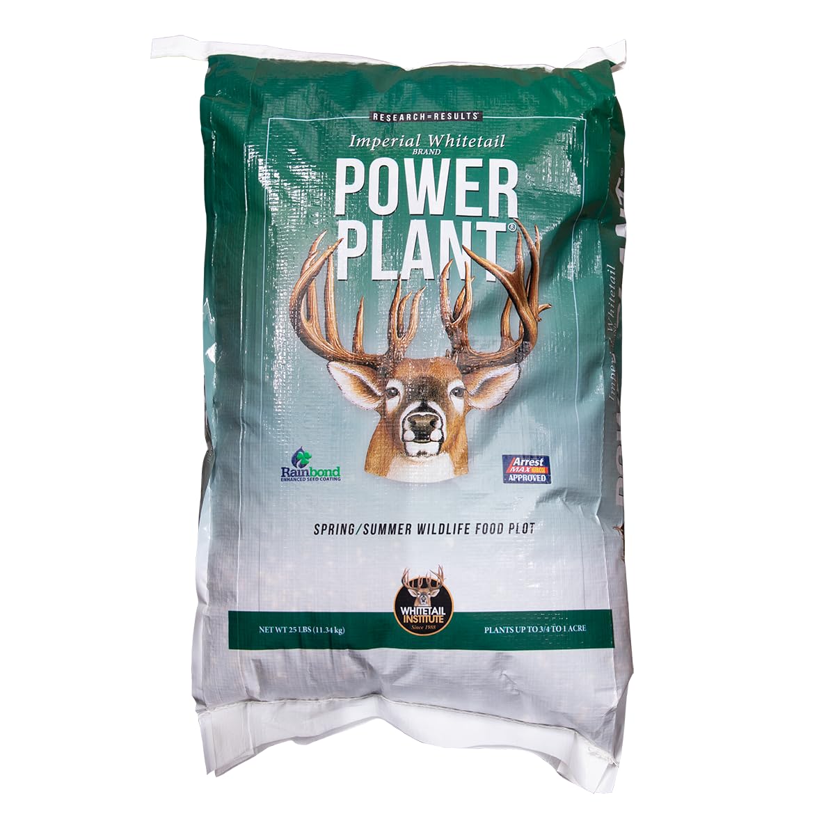 Whitetail Institute PowerPlant seed pack boosts high-protein forage for deer.