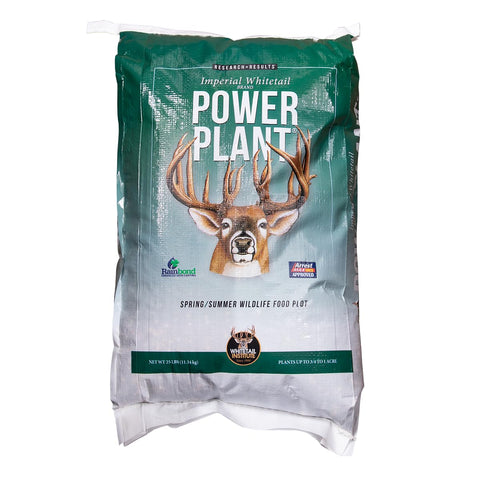 Whitetail Institute PowerPlant seed pack boosts high-protein forage for deer.