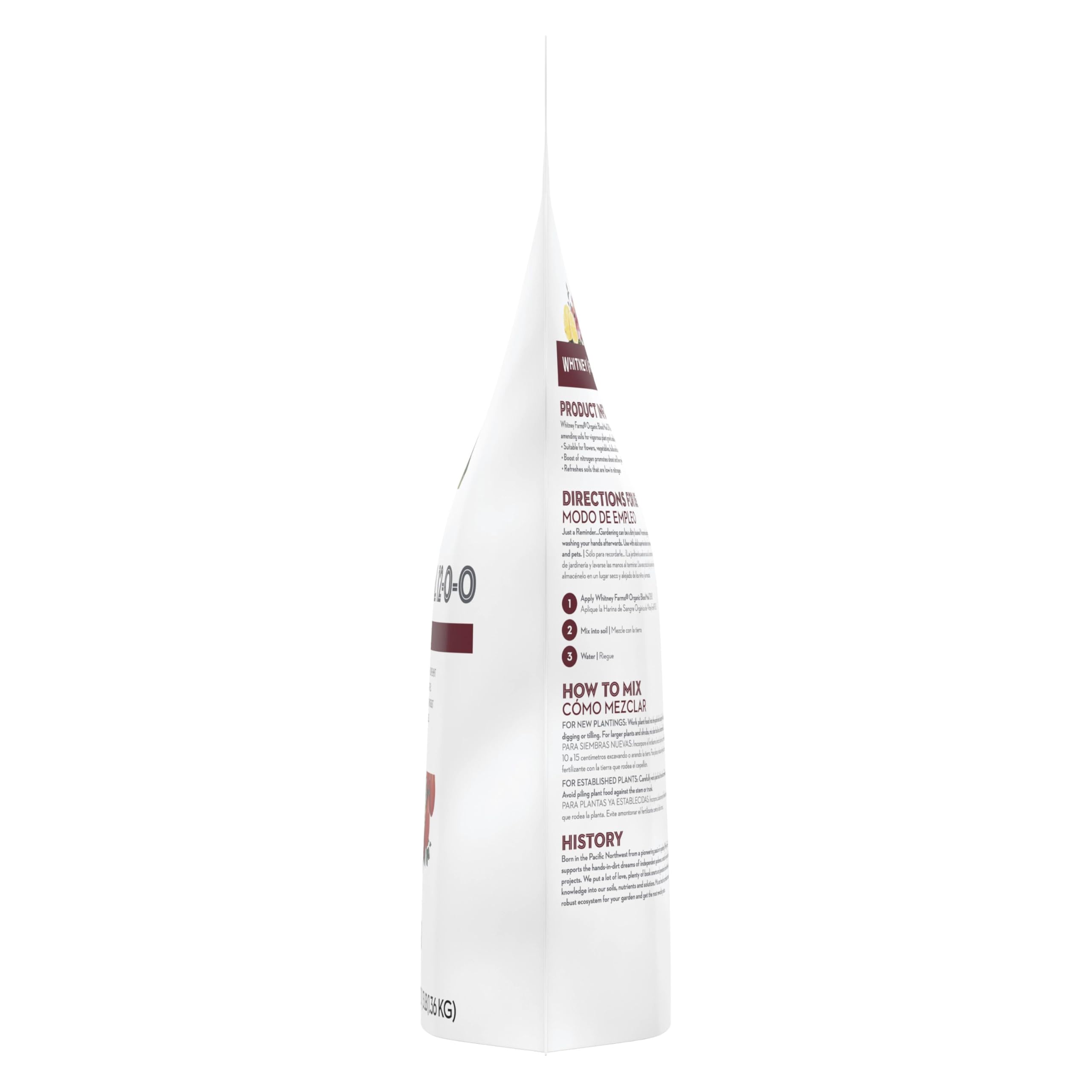 Whitney Farms Blood Meal is easy to mix into soil for simple application