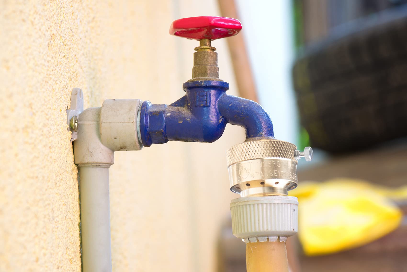 WHK 6-pack backflow preventers ready for multiple outlets