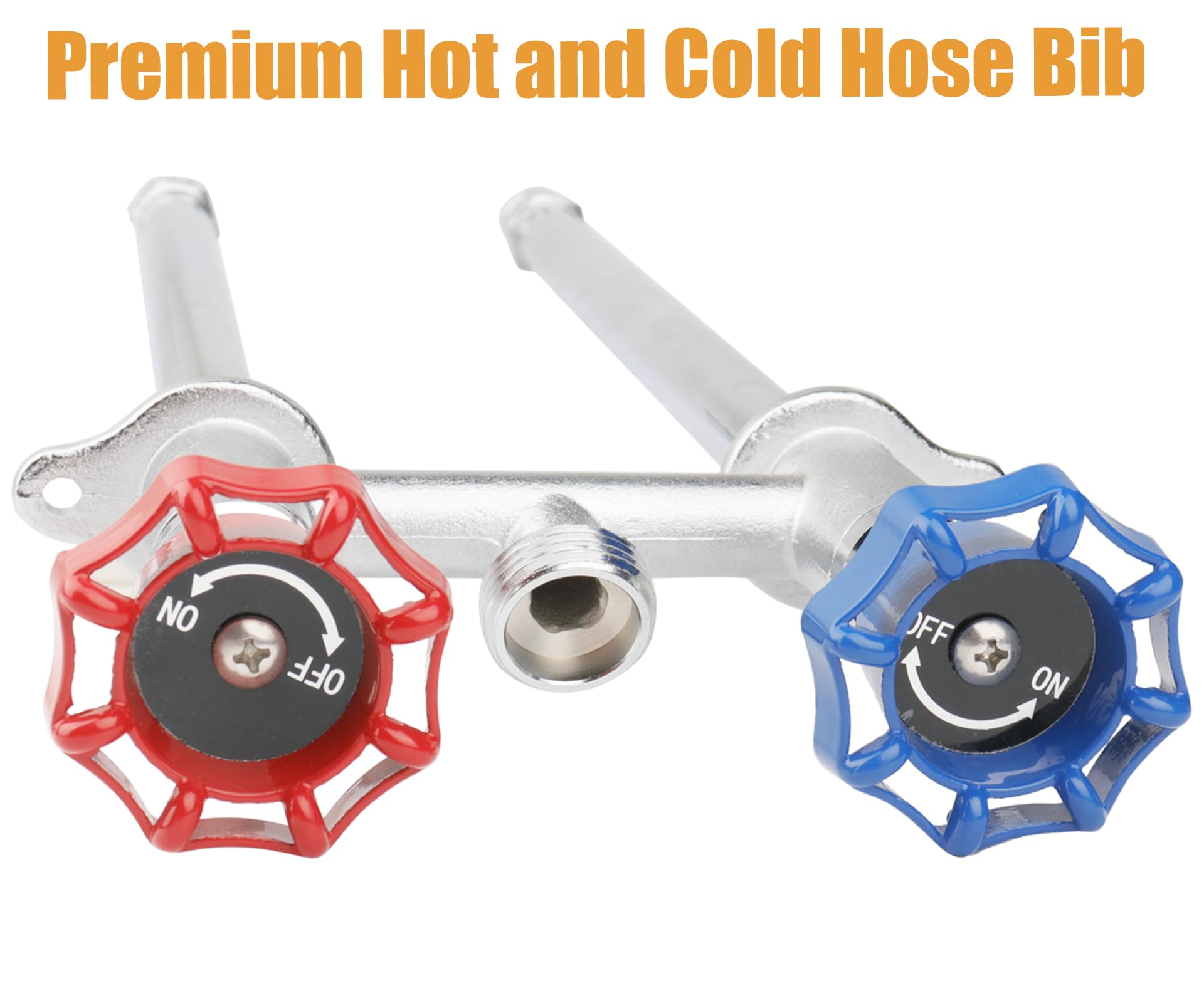 WHK lead-free brass durable handle for smooth shutoff