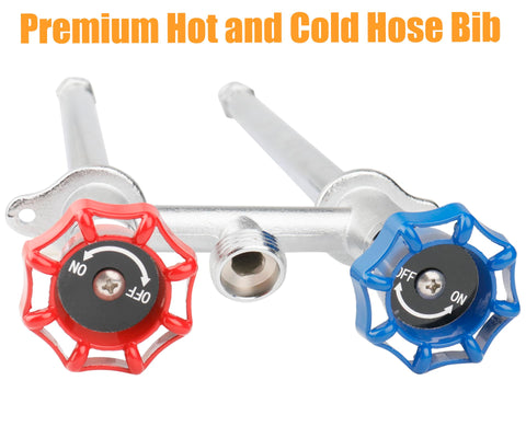 WHK lead-free brass durable handle for smooth shutoff