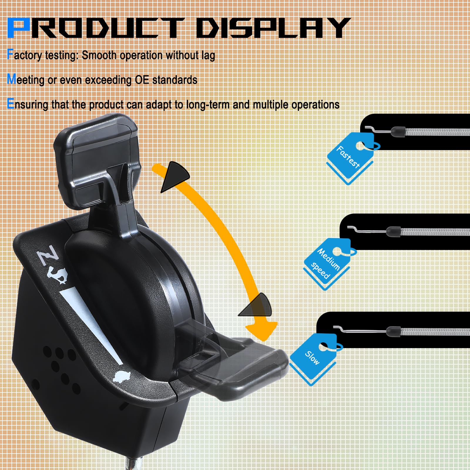 Whldyno throttle choke cable with ZT1-46 compatibility supports consistent throttle control.