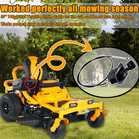 Whldyno throttle choke cable for ZT1-50 compatibility enables precise throttle positioning.