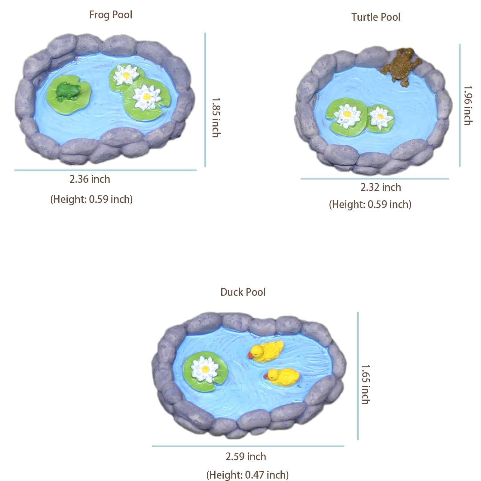 Whlo4U fairy garden decor pack complements existing micro landscapes.