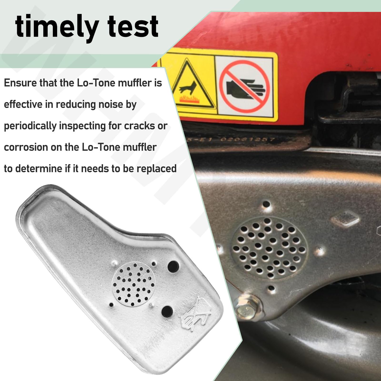 WHMYZHL Lo-Tone muffler compatible with B&S Quantum engines.