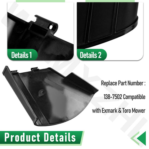 WHMYZHL deflector shield on Toro TimeCutter 42 protects you from kicked-up debris