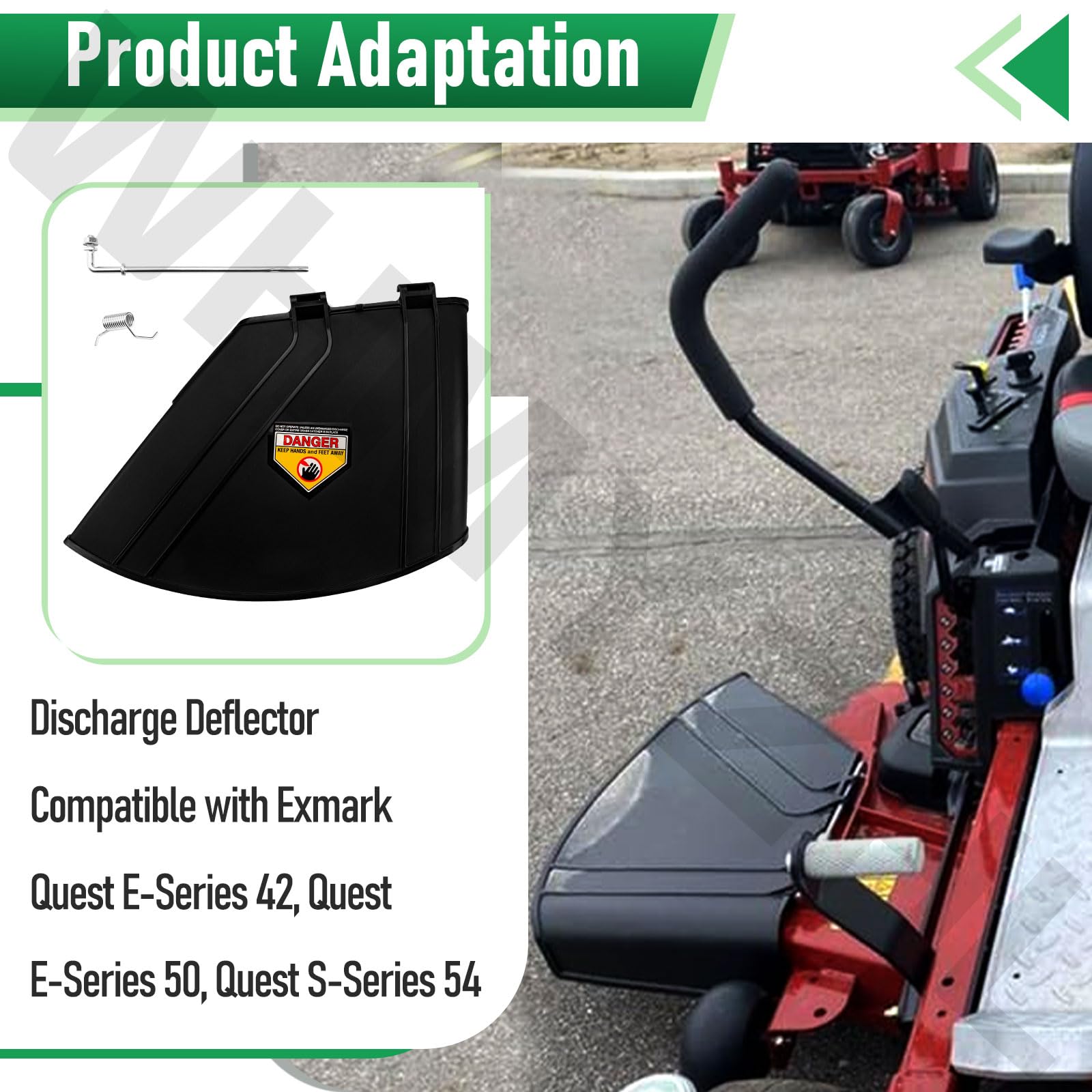 WHMYZHL deflector shield for Toro TimeCutter 5475C minimizes debris exposure