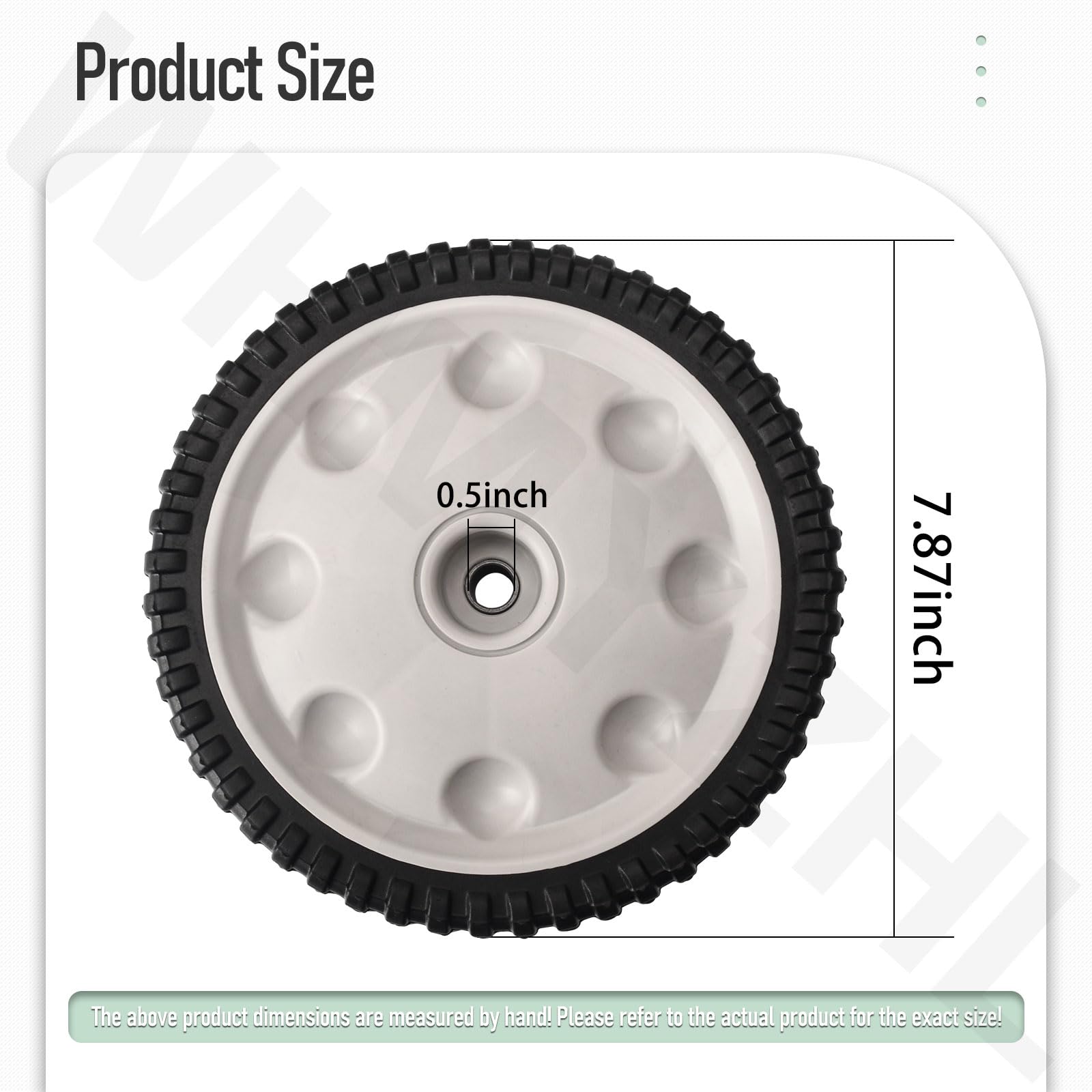 WHMYZHL front wheel assembly compatible with MTD, Troy-Bilt, and Craftsman models