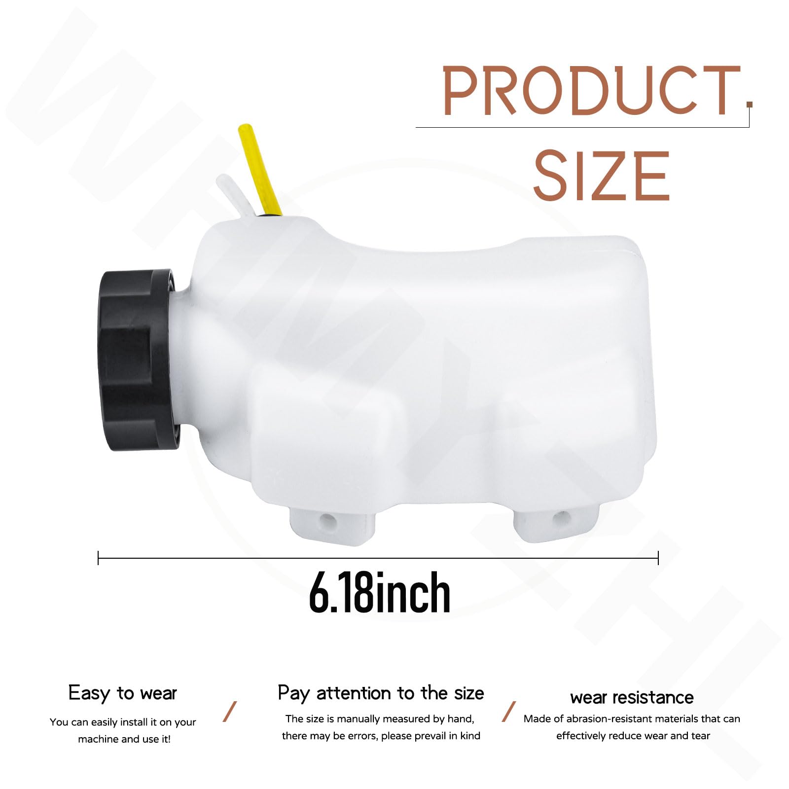 WHMYZHL fuel tank assembly 753-06921 fits compatible tools and reduces fuel spills.