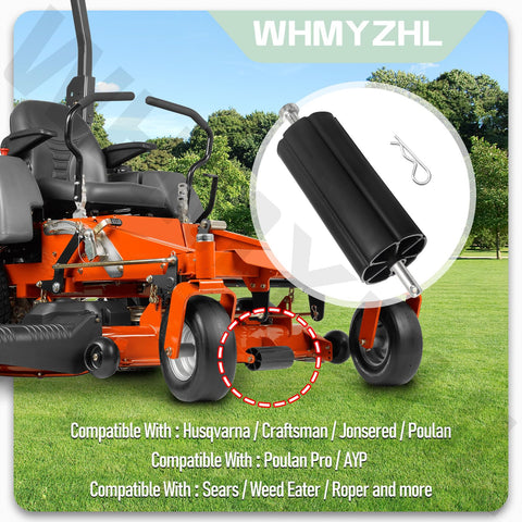 WHMYZHL Jonsered compatibility image indicating flexible deck components.