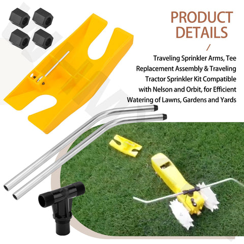 WHMYZHL swivel arm maintains consistent water coverage during operation