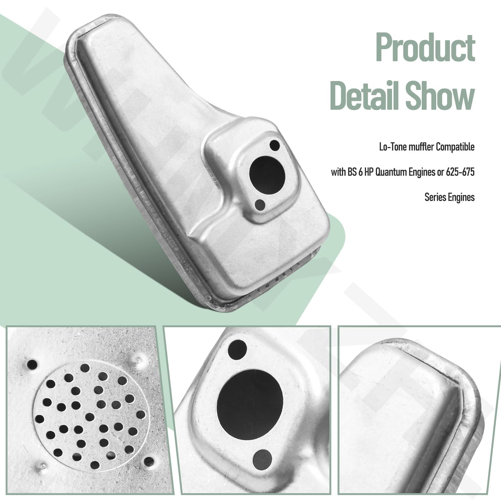 WHMYZHL Toro-compatible muffler fits Toro models securely.