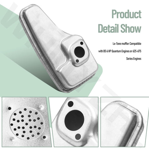 WHMYZHL Toro-compatible muffler fits Toro models securely.