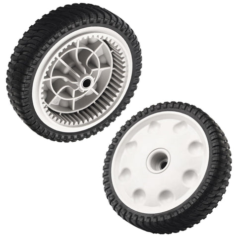 WHMYZHL wheel-drive assembly with an 8-inch front wheel for smoother mowing