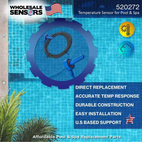Wholesale Sensors 20ft cable temperature sensor ready for flexible installation