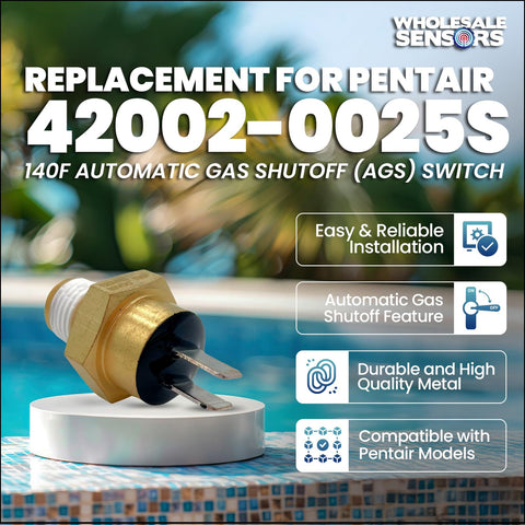 Wholesale Sensors Pentair 42002-0025S AGS switch closeup sensor highlights precision