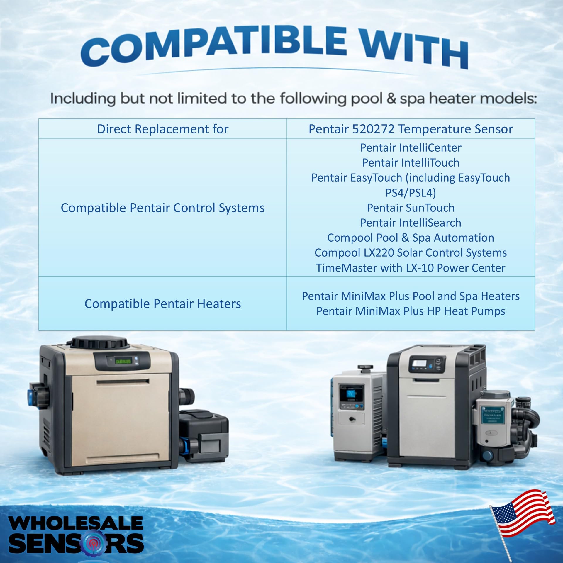 Wholesale Sensors weather-durable temperature sensor designed for outdoor pool use